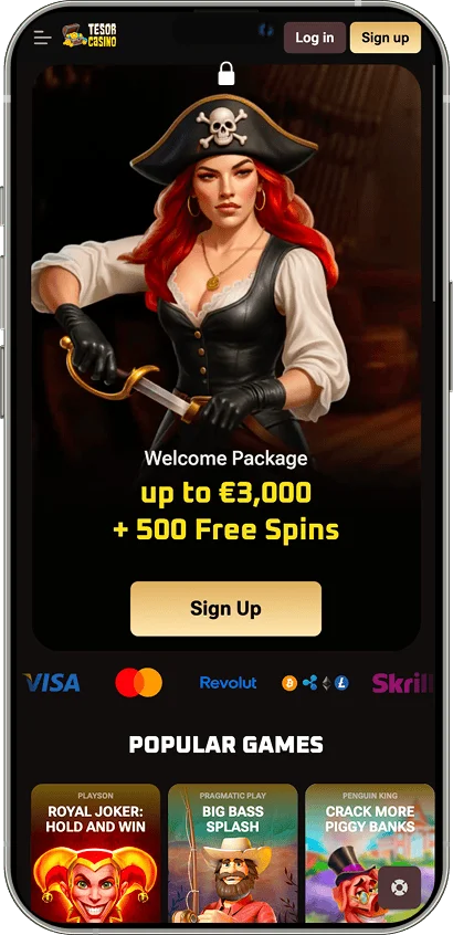 Tesorcasino application